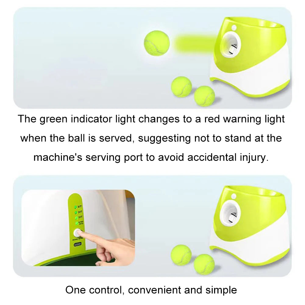 Automatic Dog Ball Thrower Launcher Interactive Indoor Outdoor Fetcher