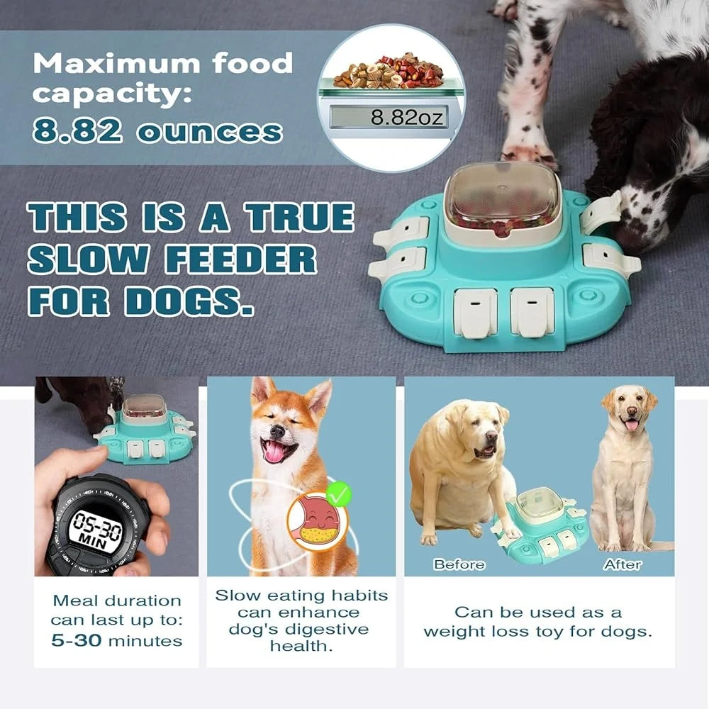 Hign-Concerned Chemical Dog Puzzle Interactive Treat Feeder