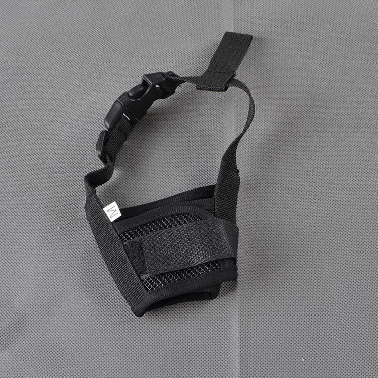 Anti Barking Dog Muzzle Adjustable Mesh Breathable Nylon Straps