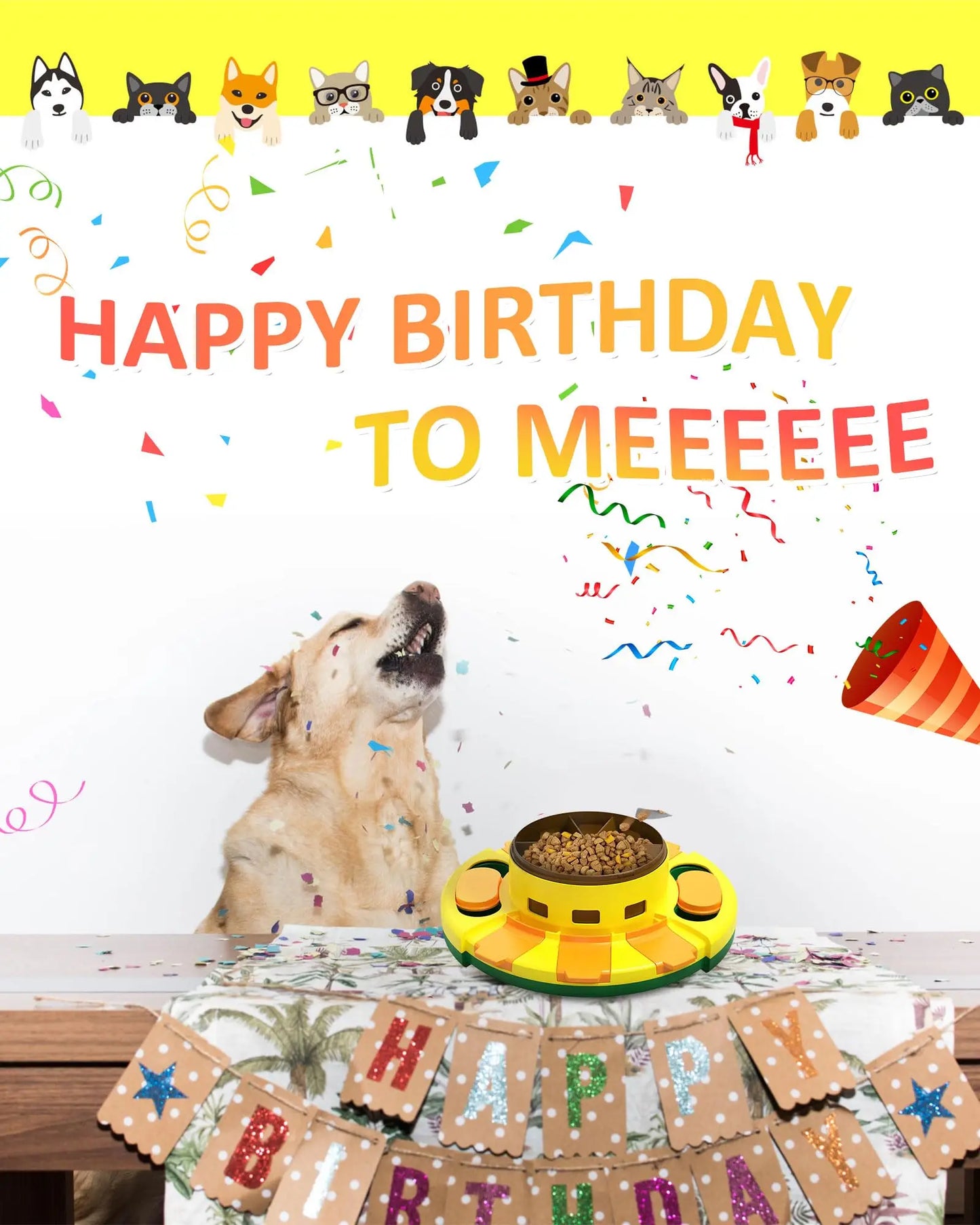 Hign-concerned Dogs Puzzle Toy Enrichment Slow Feeder