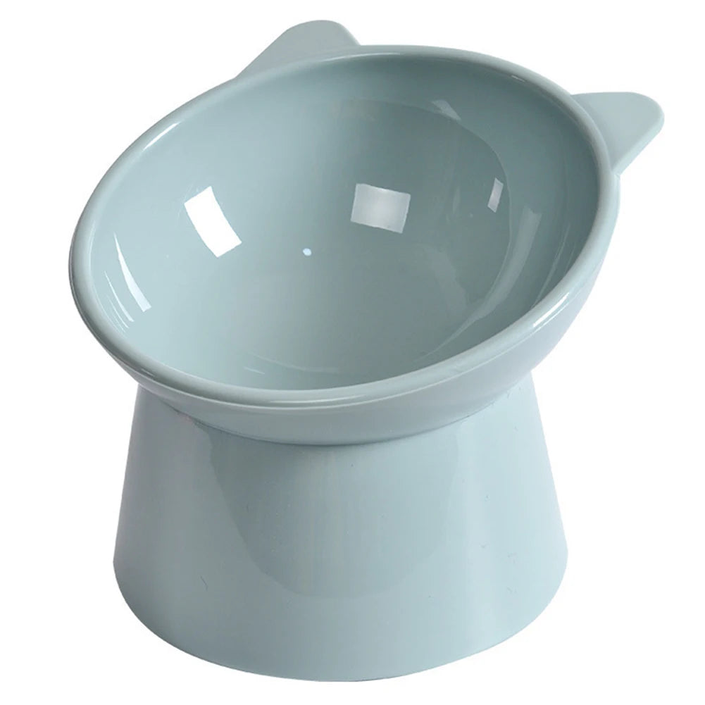 APWIKOGERH Tilted Elevated Cat Food Bowl Ergonomic Non Slip