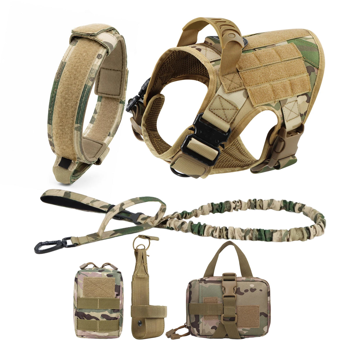 PETRAVEL Padded Dog Harness and Leash Set for Training Walks