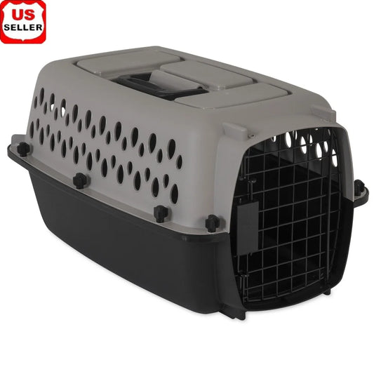 XMSJ Portable Plastic Dog Crate Easy Assembly Pet Carrier
