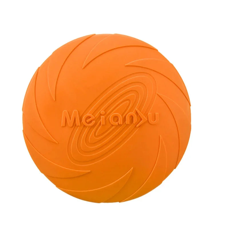 Dog Flying Disc Toy For Outdoor Play Chew Interactive Training