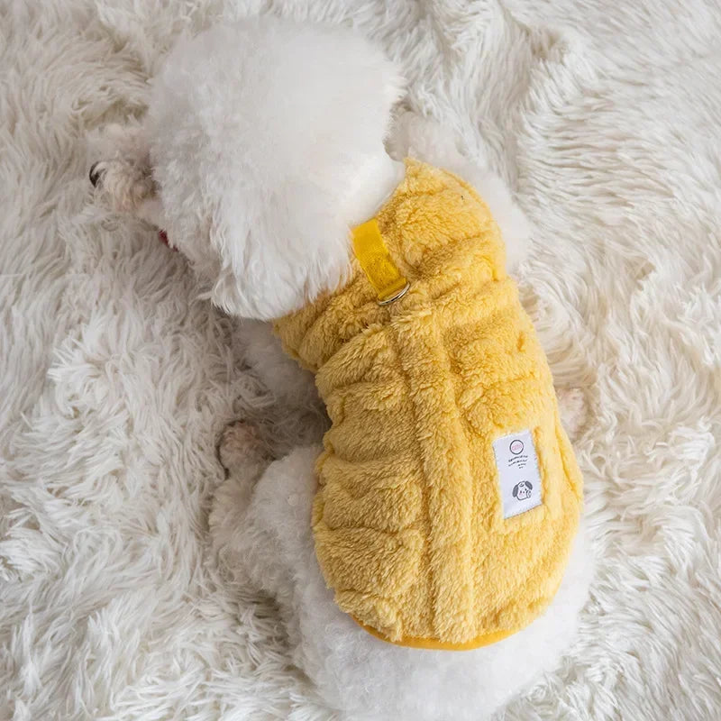 Soft Fleece Dog Pullover Sweater For Autumn Winter Warmth