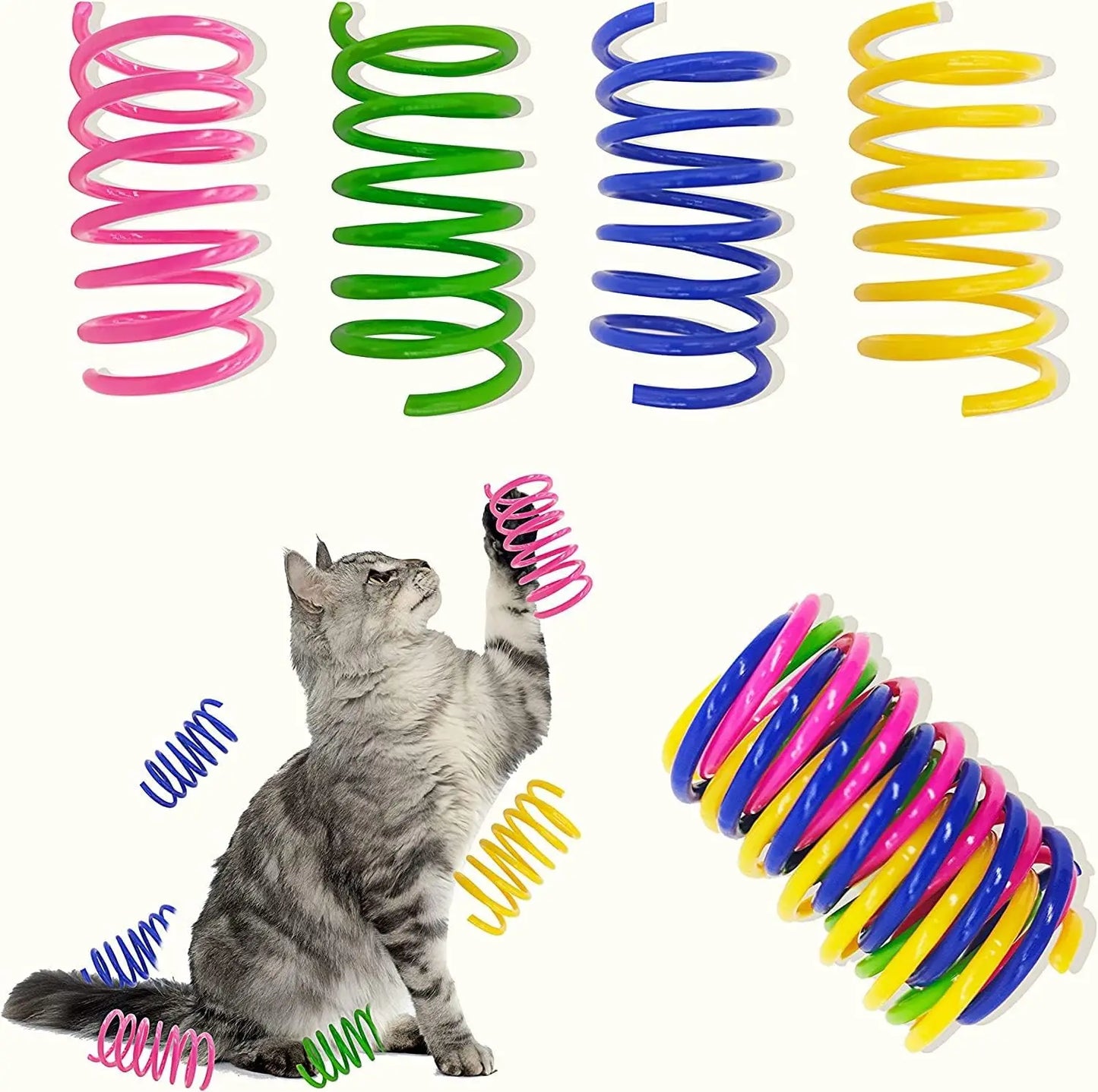 Zhejiang Indoor Spring Cat Toy Set For Interactive Play