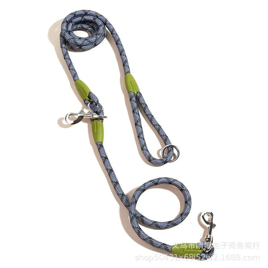 YOUSECN Reflective Nylon Dog Leash Hands Free Walking Lead
