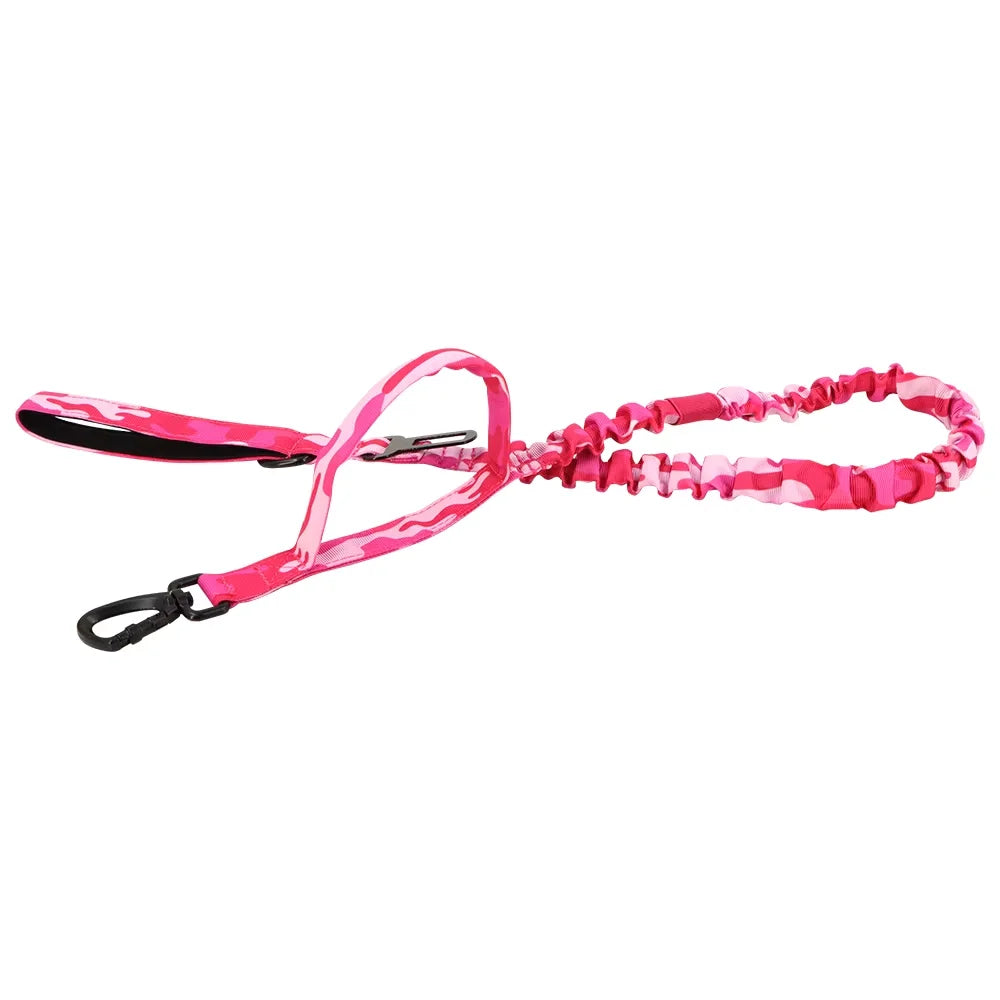 PETRAVEL Military Dog Leash with Dual Handles and Quick Release