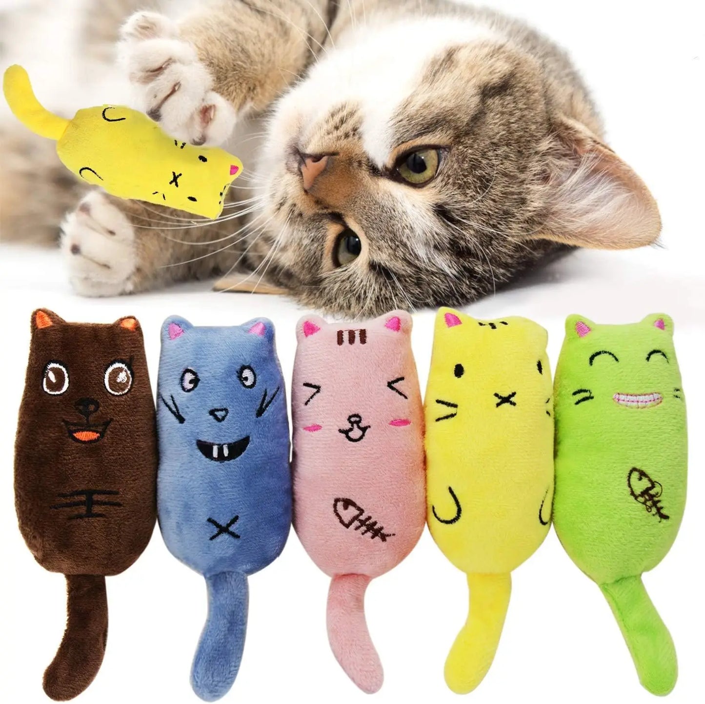 Zhejiang Bite Resistant Catnip Toy For Cats Cartoon Mice