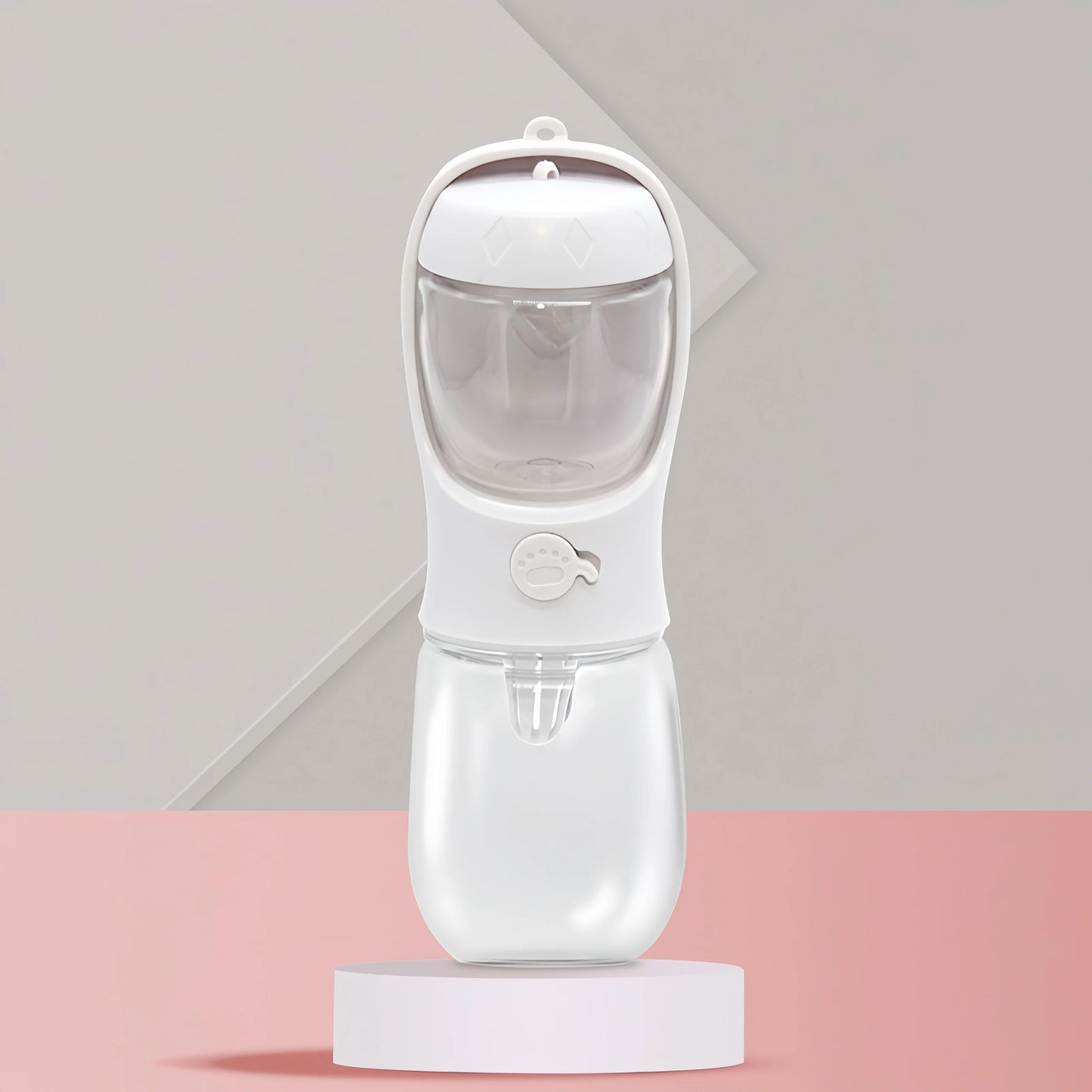 Portable Dog Cat Water Bottle With Food Storage For Travel