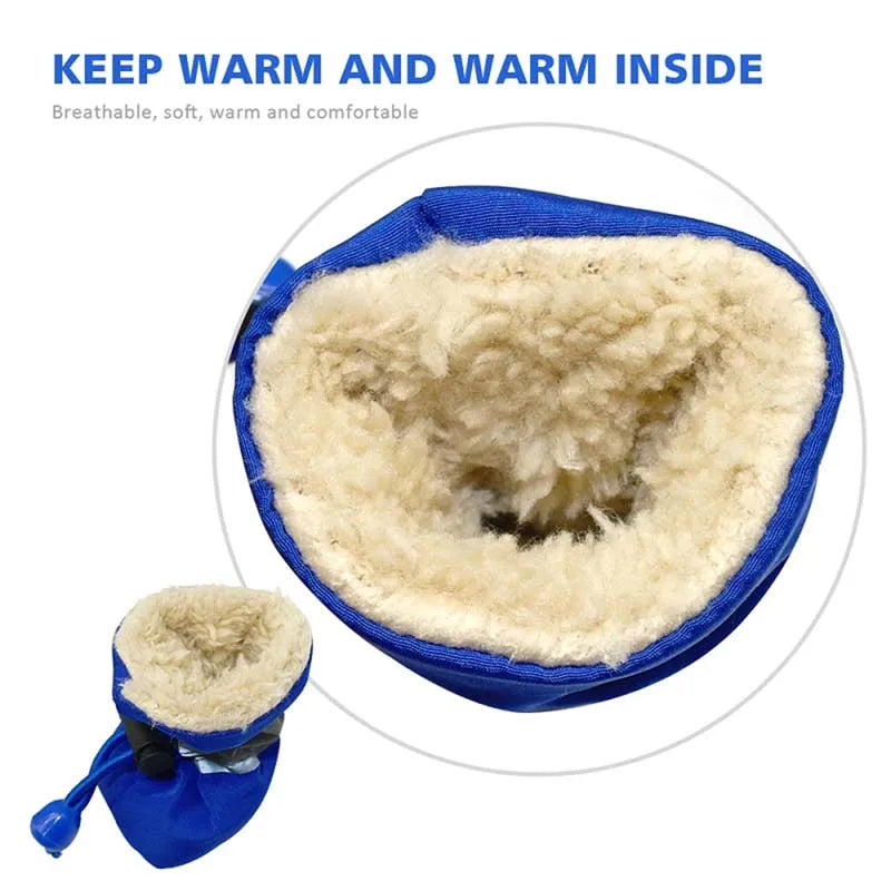 Puppy Non Slip Wool Winter Dog Shoes Waterproof Protectors