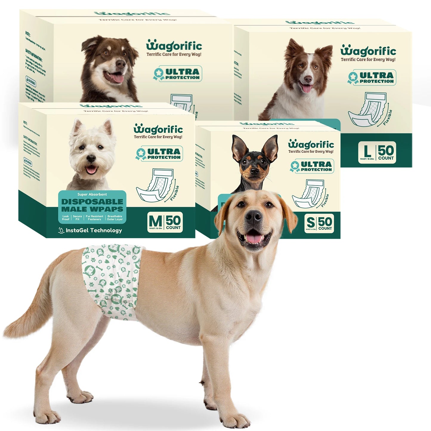 Dog Litter Disposable Dog Diapers Super Absorbent Leakproof