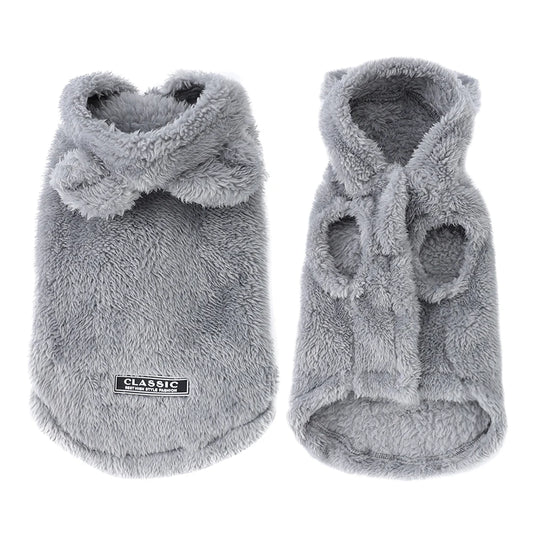 Soft Fleece Pet Hoodie Coat For Dogs And Cats