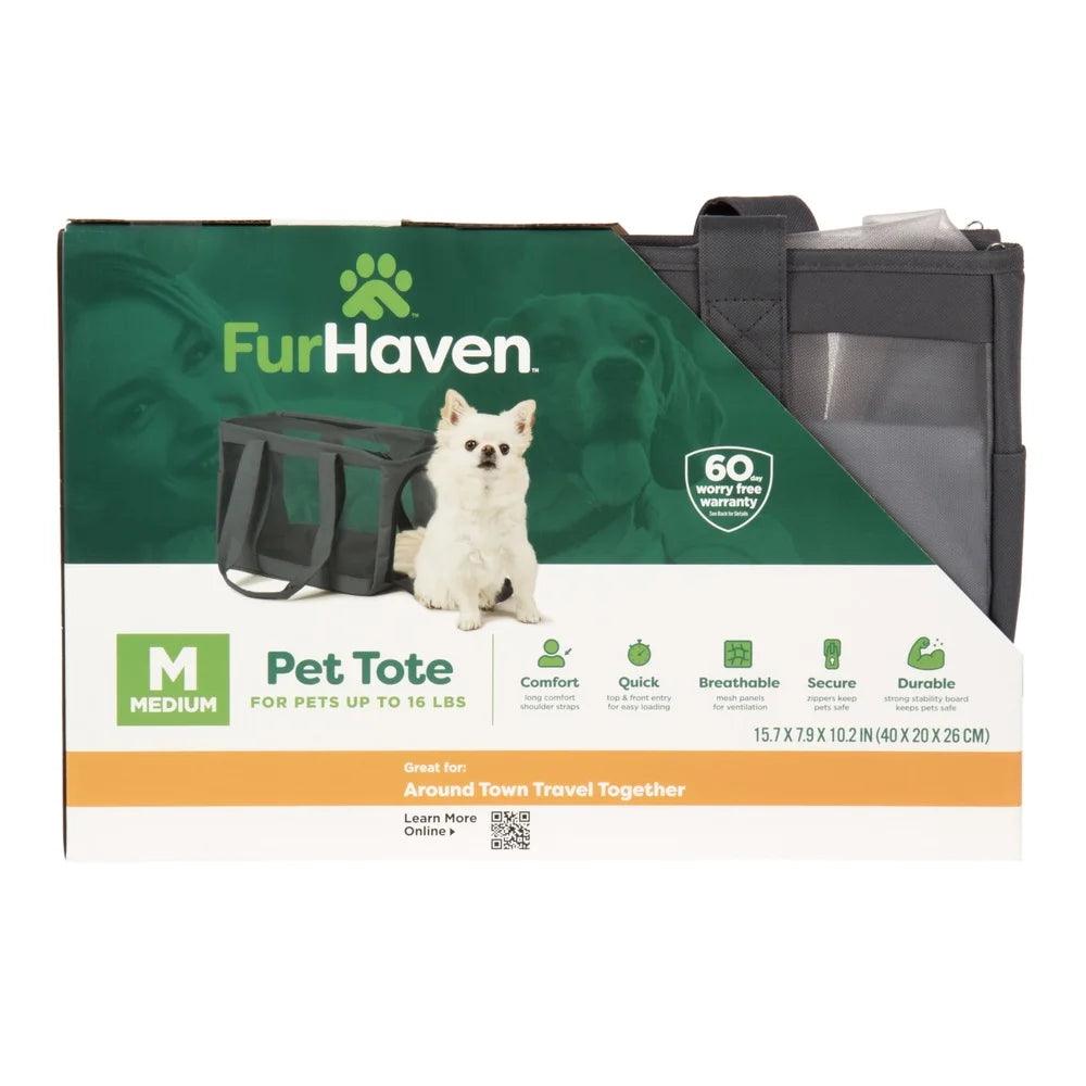 DUTRIEUX Durable Mesh Soft Sided Pet Tote Carrier Cats