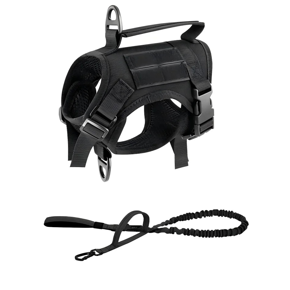 PETRAVEL Tactical Cat Harness Vest And Leash Set Escape Proof