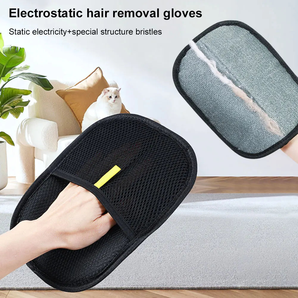 NONECN Deshedding Pet Hair Remover Glove For Dog And Cat