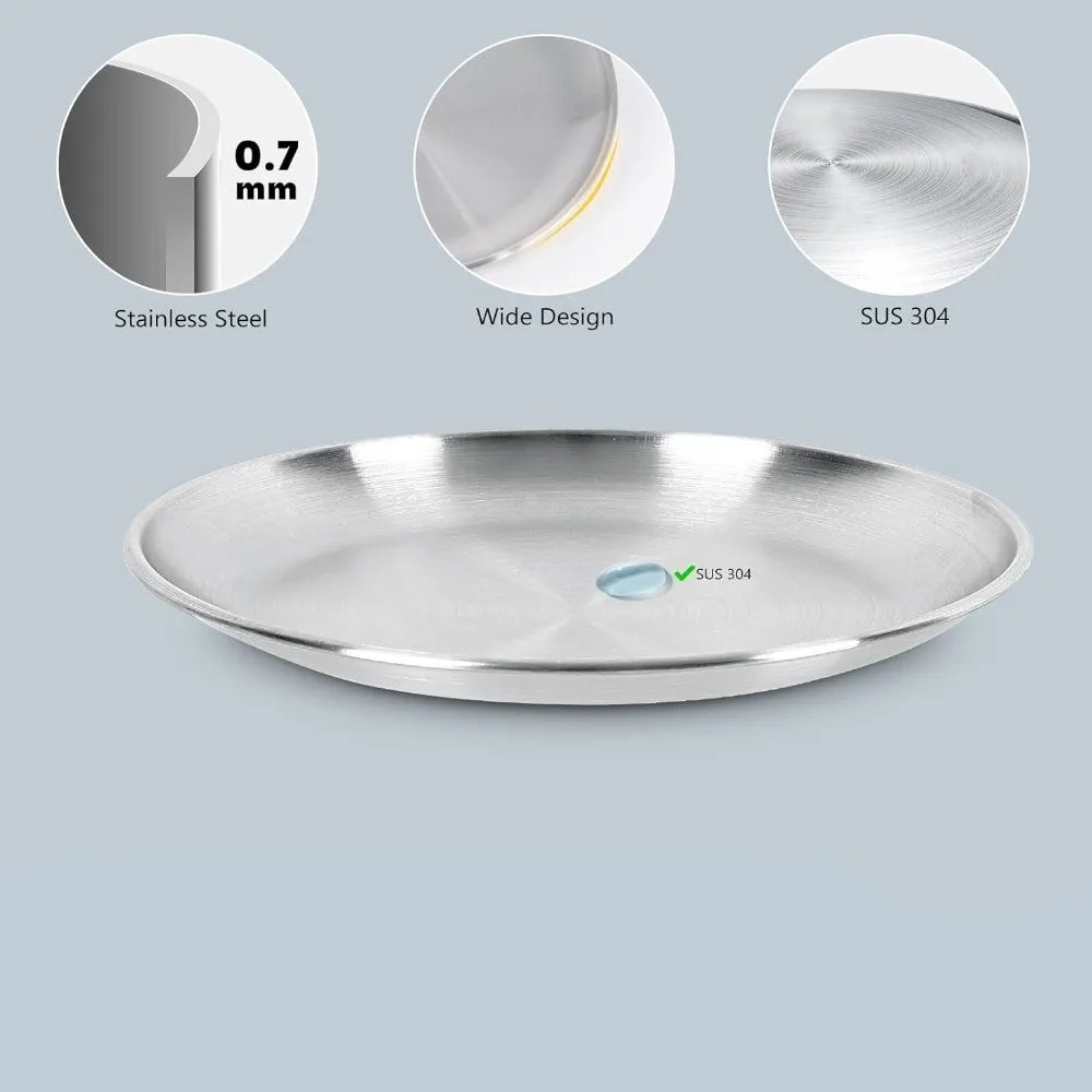 Whisker Friendly Stainless Steel Cat Bowls with Non Slip Base