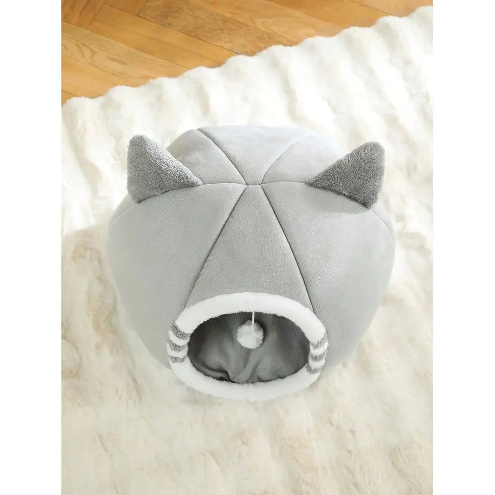 Washable Soft Cat Bed for Indoor Cats and Small Pets