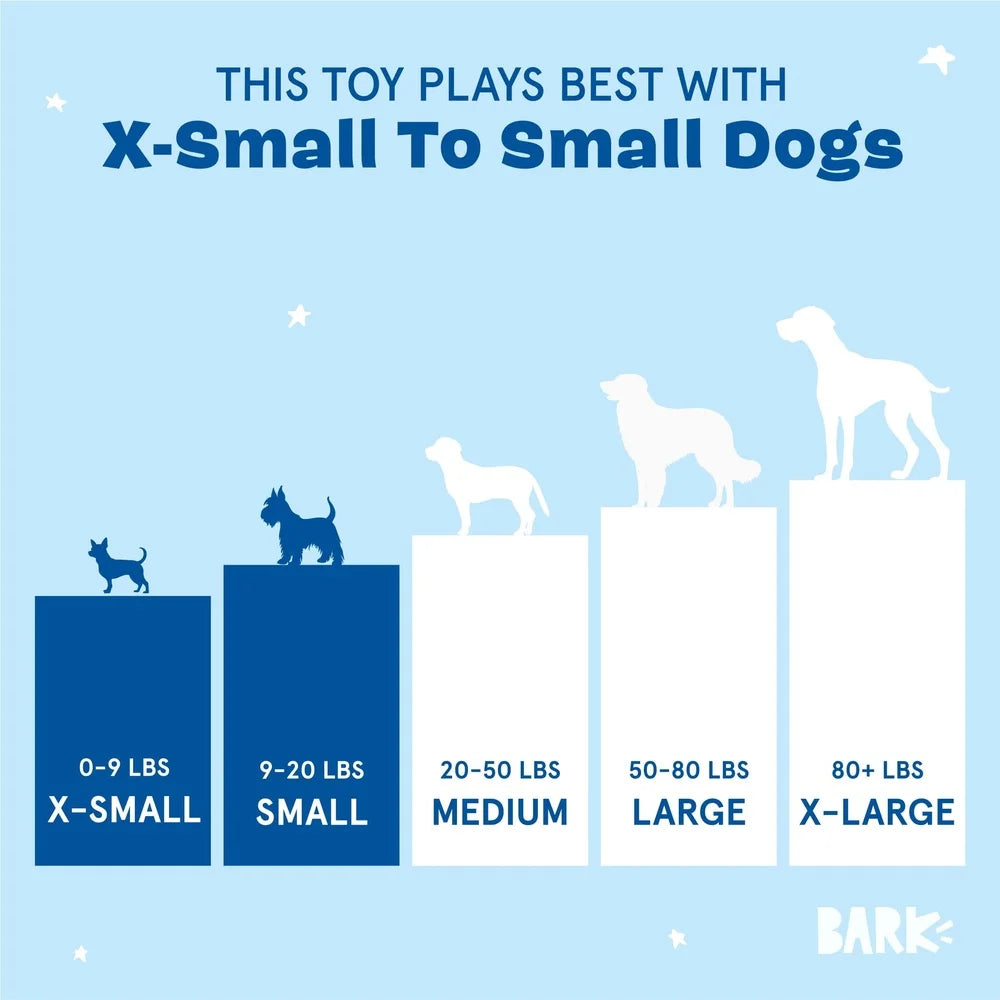 XMSJ Multicolor Plush Dog Toy with Squeakers and Crinkle