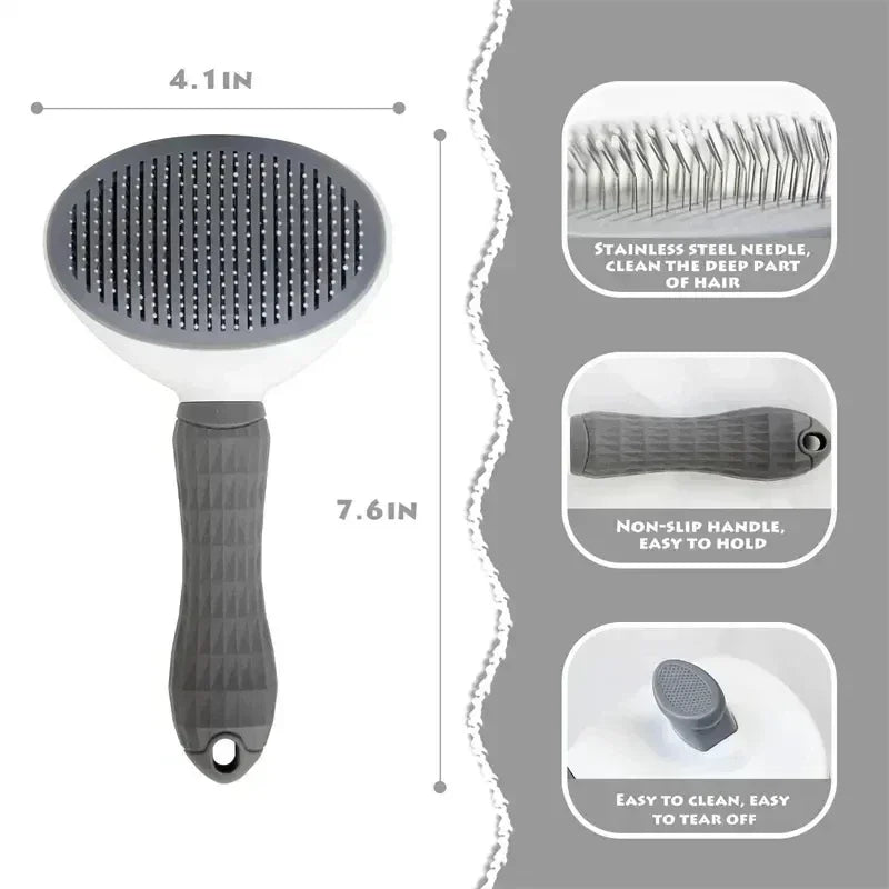 Pet Hair Removal Comb For Dogs And Cats Slicker Brush
