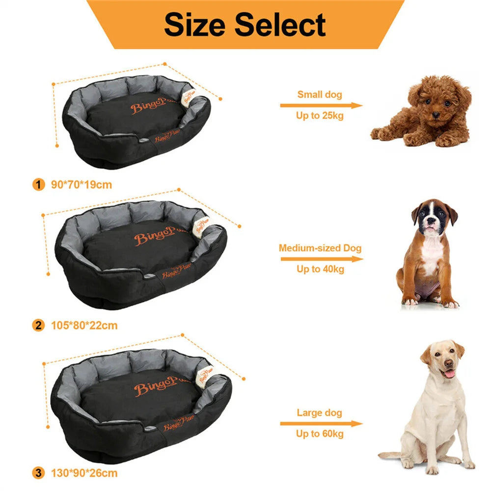 BORWARTCN Waterproof Orthopedic Dog Bed For Pets Washable