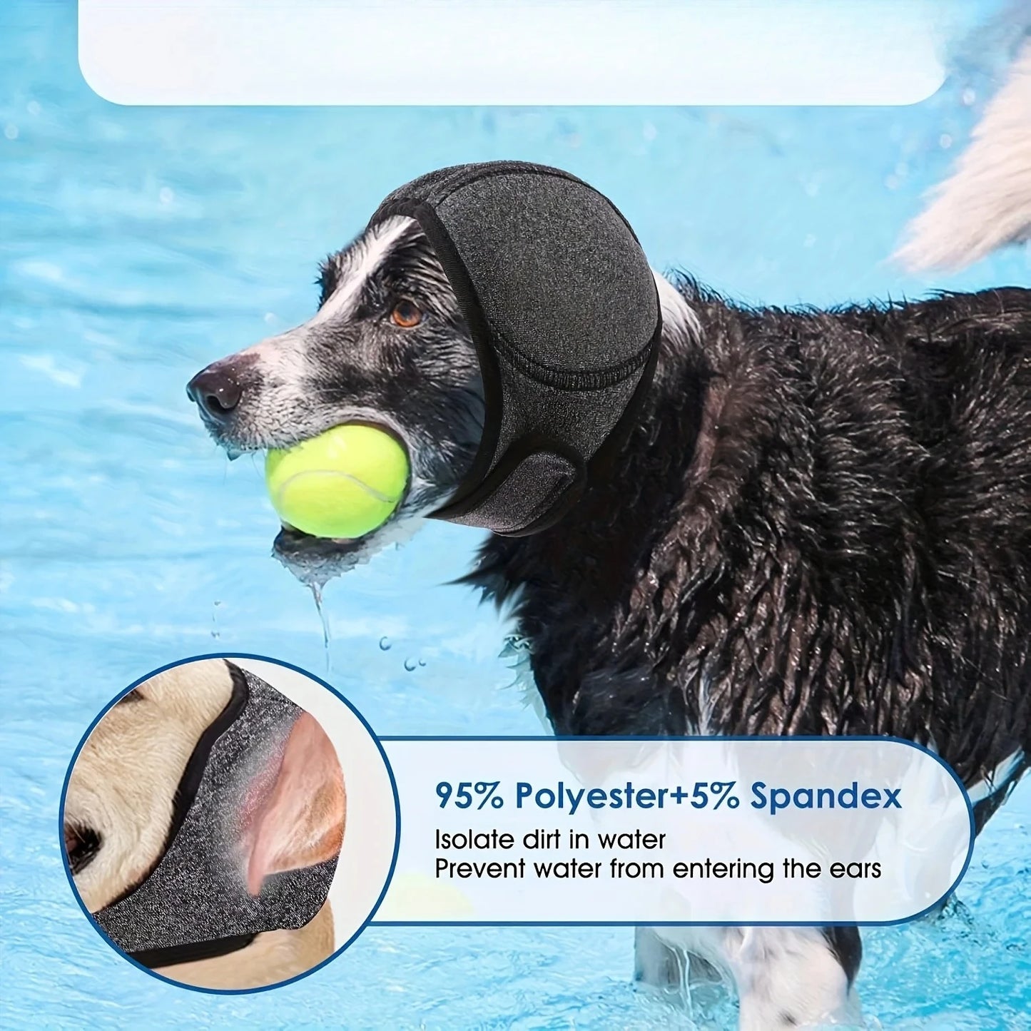 Adjustable Pet Earmuffs With Noise Reduction For Dogs