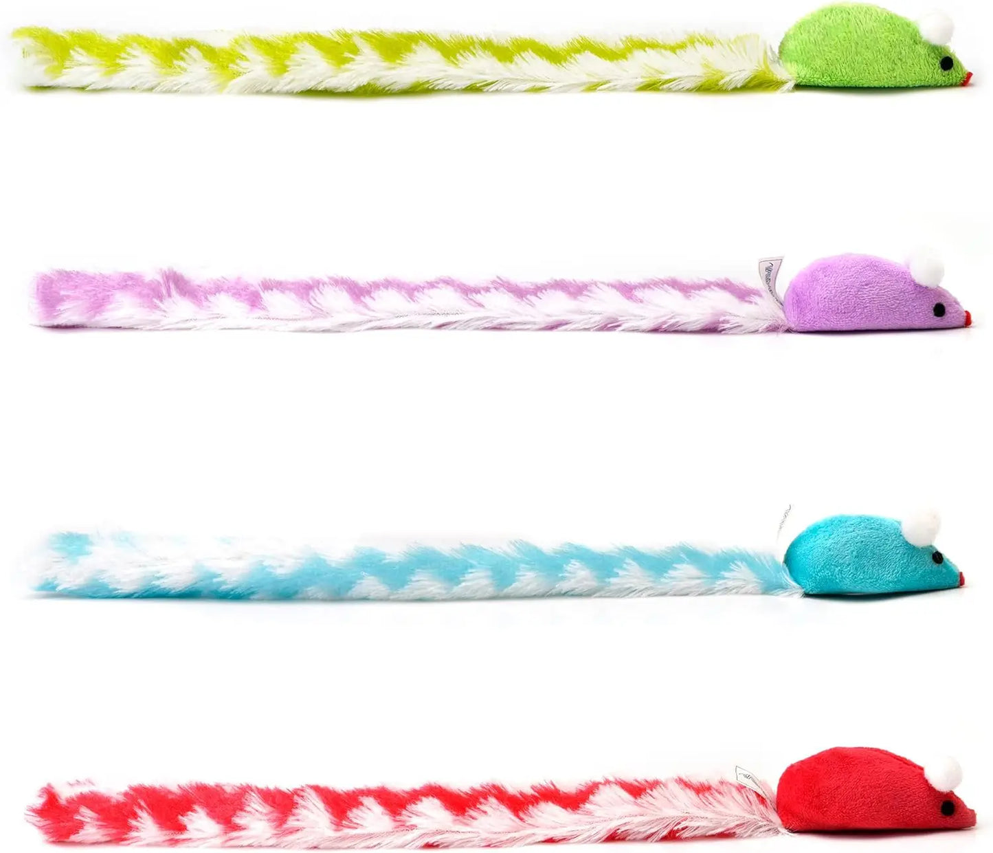 Zhejiang Plush Cat Toys Mice With Bell Sound 4 Pack