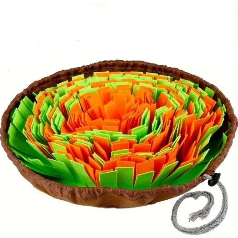 Washable Felt Sniffing Pad For Dogs Foldable Slow Feeding Mat