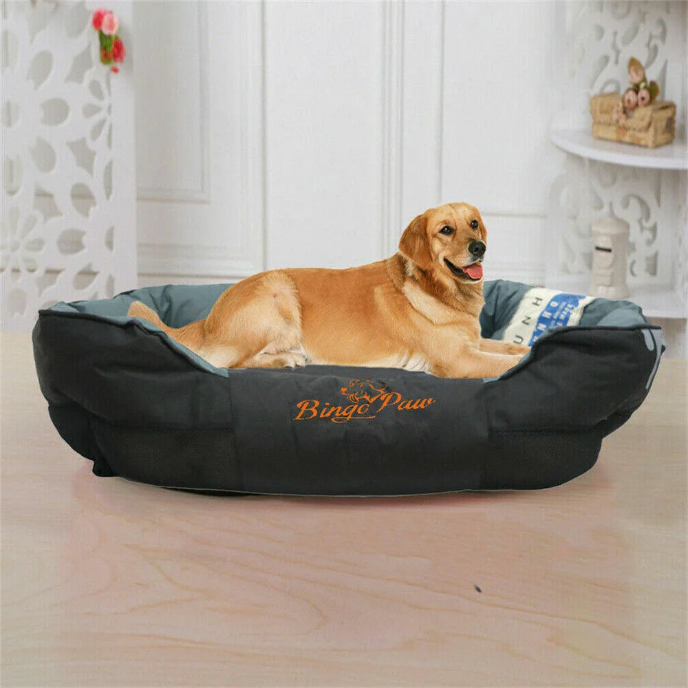 BORWARTCN Waterproof Orthopedic Dog Bed For Pets Washable