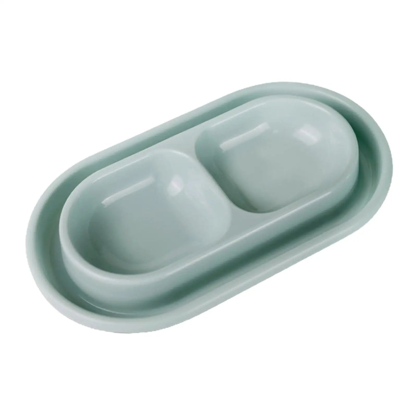 Kesoto Double Cat Bowl Set Outdoor Food and Water Feeder