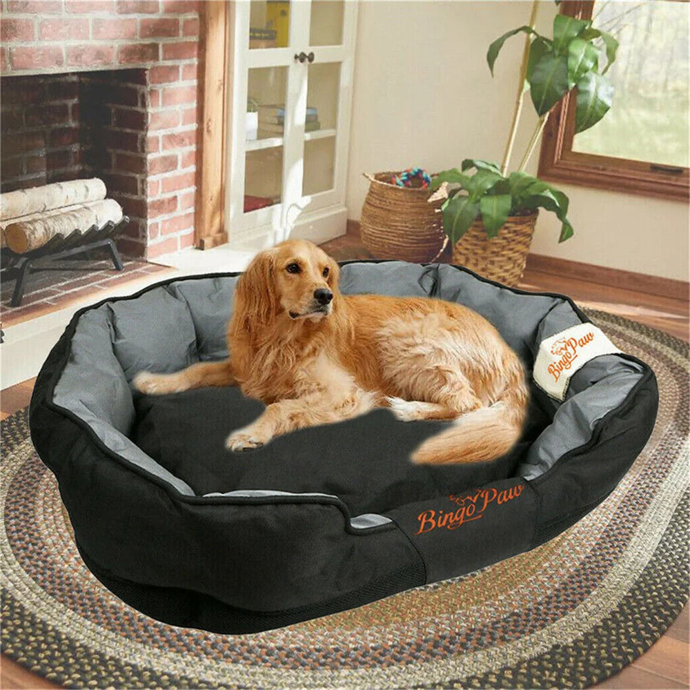 BORWARTCN Waterproof Orthopedic Dog Bed For Pets Washable