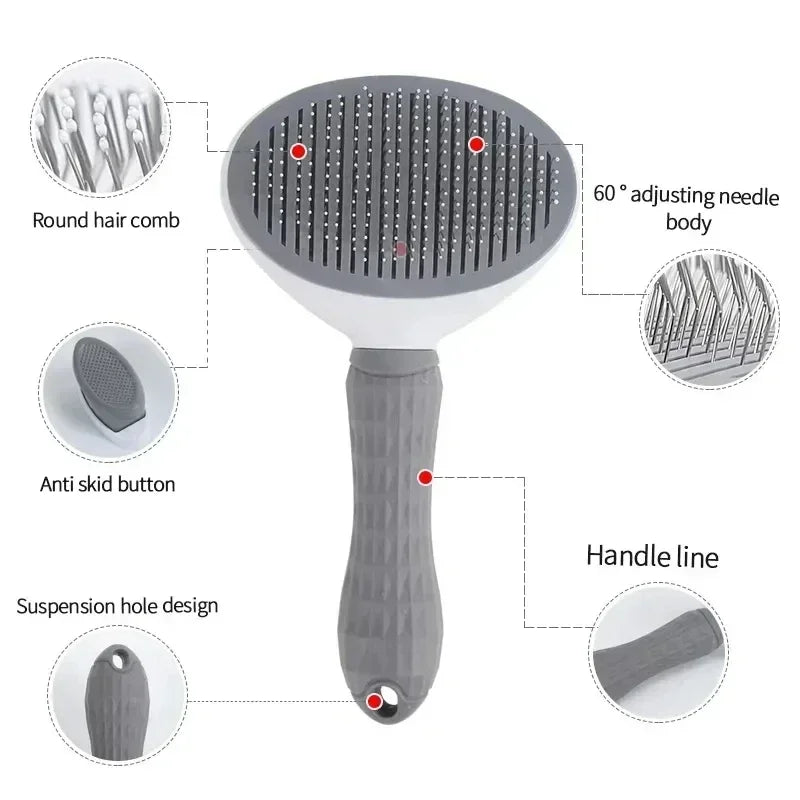 Pet Hair Removal Comb For Dogs And Cats Slicker Brush