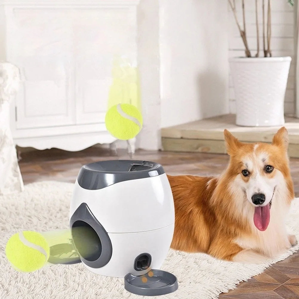 VKTECH Automatic Dog Ball Launcher Interactive Thrower For Dogs