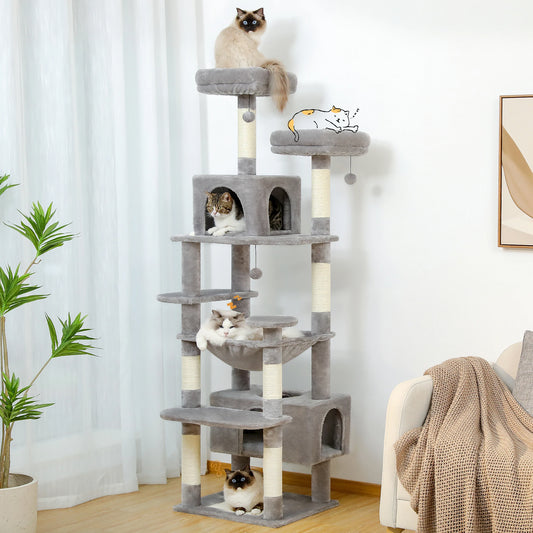 PAWZ Road Cat Tree Indoor Tower With Scratching Posts