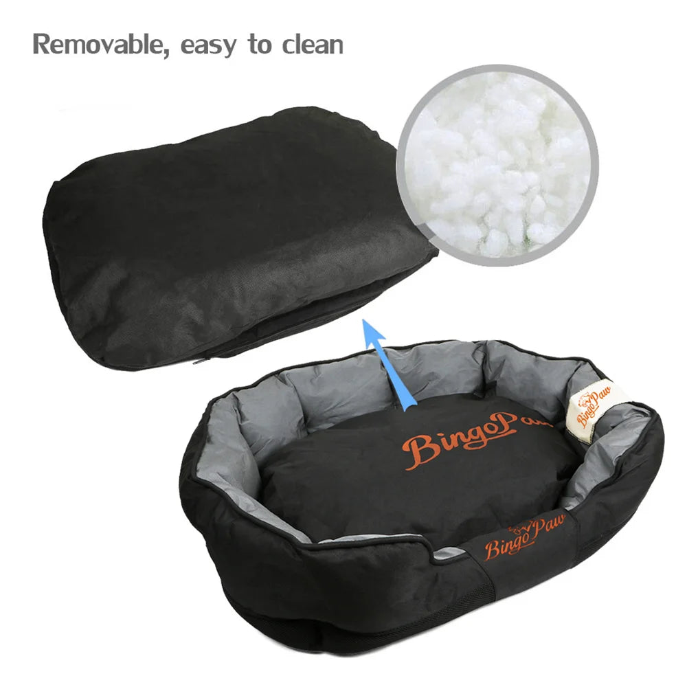 BORWARTCN Waterproof Orthopedic Dog Bed For Pets Washable