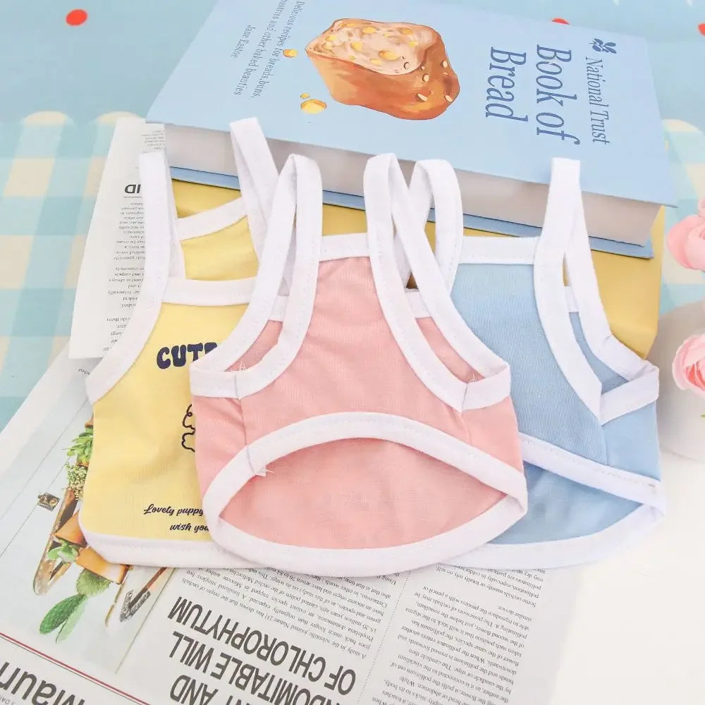 Zhejiang Spring Summer Dog And Cat Clothing Camisole Vest