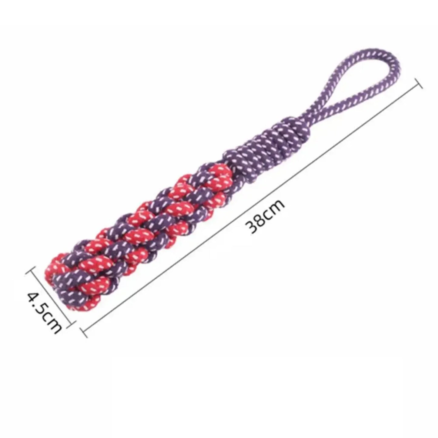CN Zhejiang Dog Rope Chew Toy Durable Braided Nylon Rope