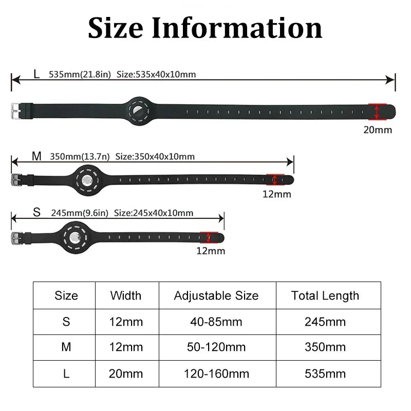 Silicone Anti Lost Cat Collar With Apple AirTag Tracker