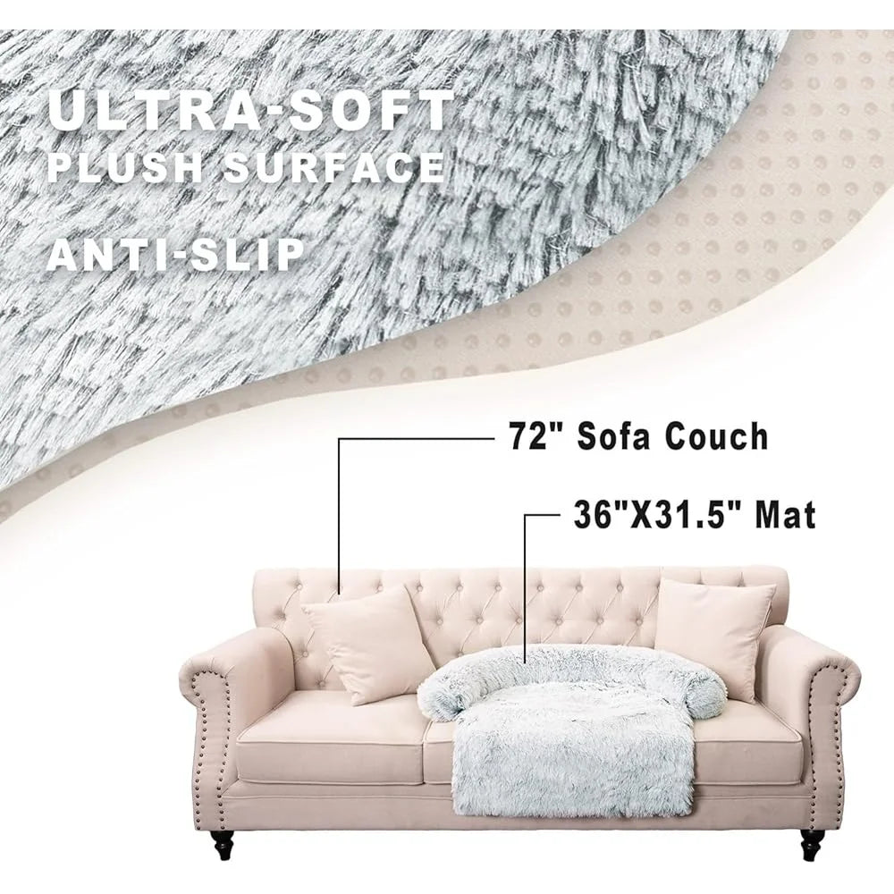 Fujian Waterproof Plush Dog Cat Bed Mat Non Slip Protector