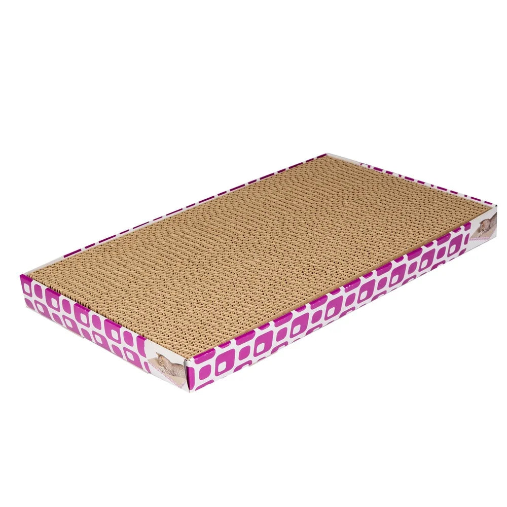 XMSJ Cat Scratching Pad Three Pack Cardboard Catnip