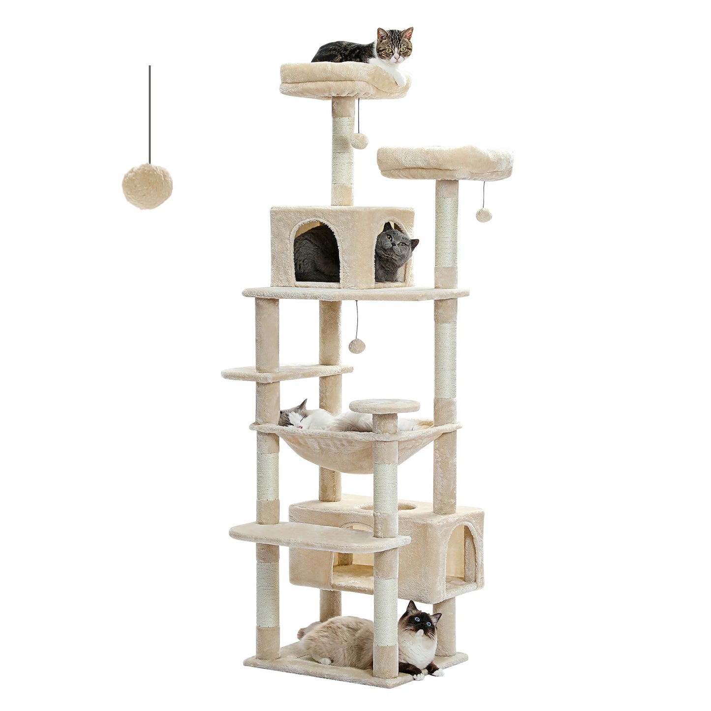 PAWZ Road Cat Tree Indoor Tower With Scratching Posts