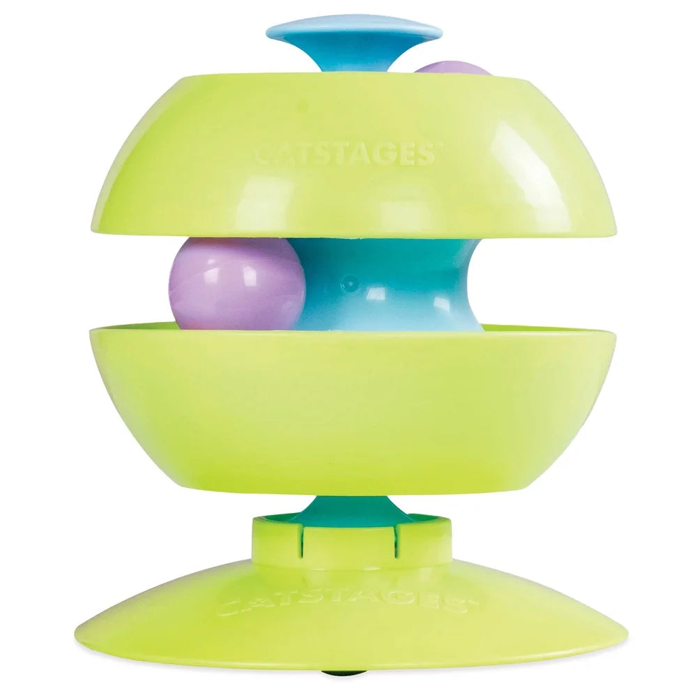 XMSJCN Cat Track Toy Three in One Rolling Ball Interactive