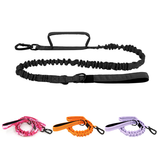 PETRAVEL Military Dog Leash with Dual Handles and Quick Release