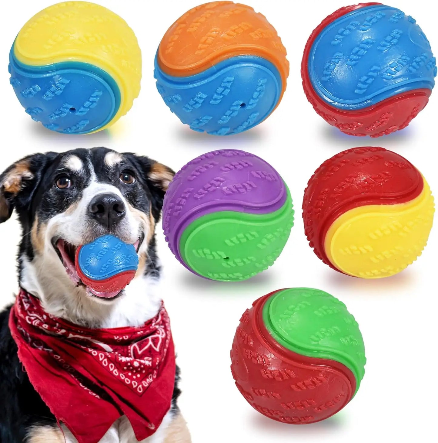 Hign-Concerned Dog Ball Toys for Training and Fetch Bounce