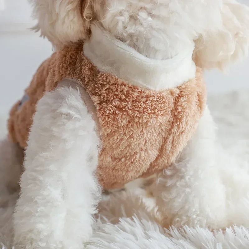 Soft Fleece Dog Pullover Sweater For Autumn Winter Warmth