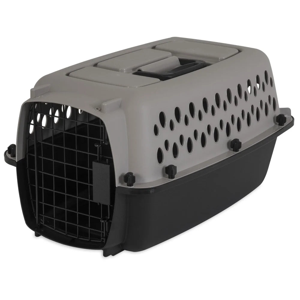 XMSJ Portable Plastic Dog Crate Easy Assembly Pet Carrier
