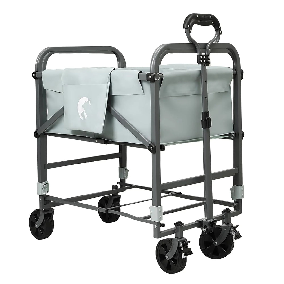 HiMISS Folding Dog Bath Tub Portable Grooming Station Rolling Cart
