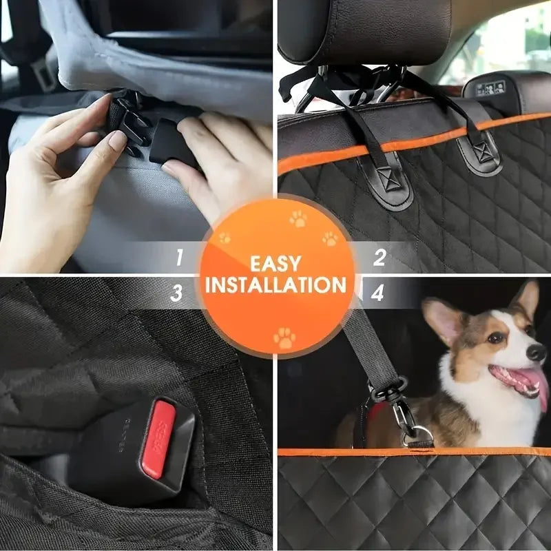 Dog Car Seat Cover Waterproof Hammock Nonslip Backseat