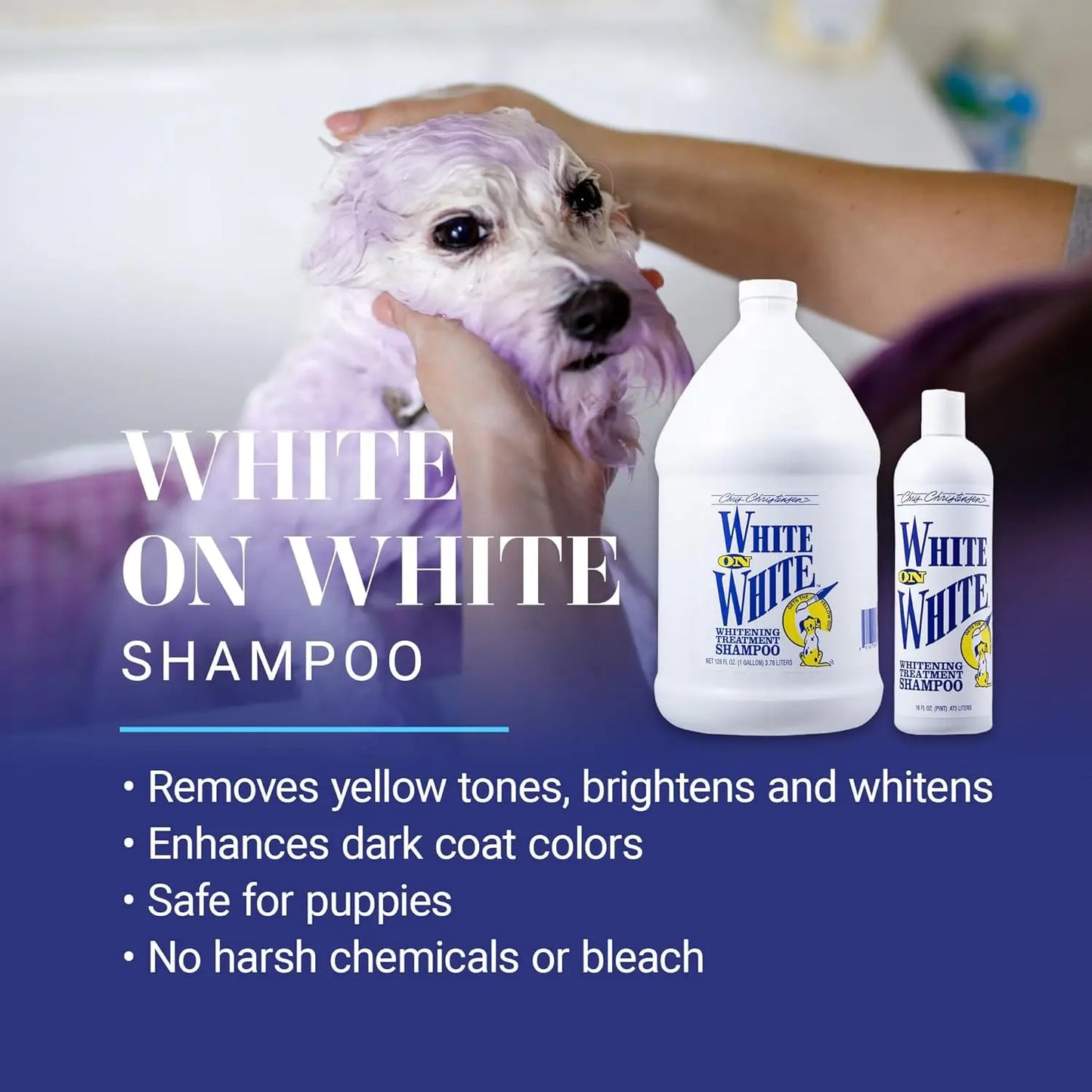 XMSJ Whitening Treatment Dog Shampoo for Pets Everyday