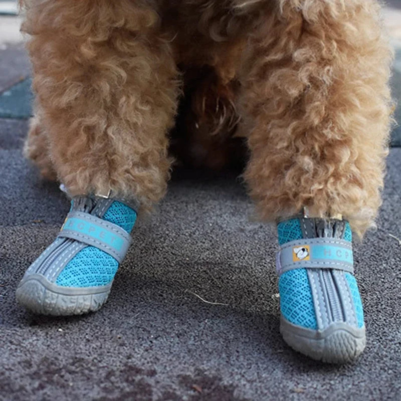 Non-Slip Plush Dog Shoes for Small to Medium Dogs Warmth